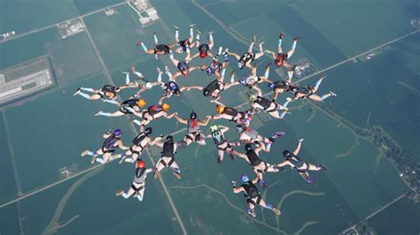 sans skydiving|Records